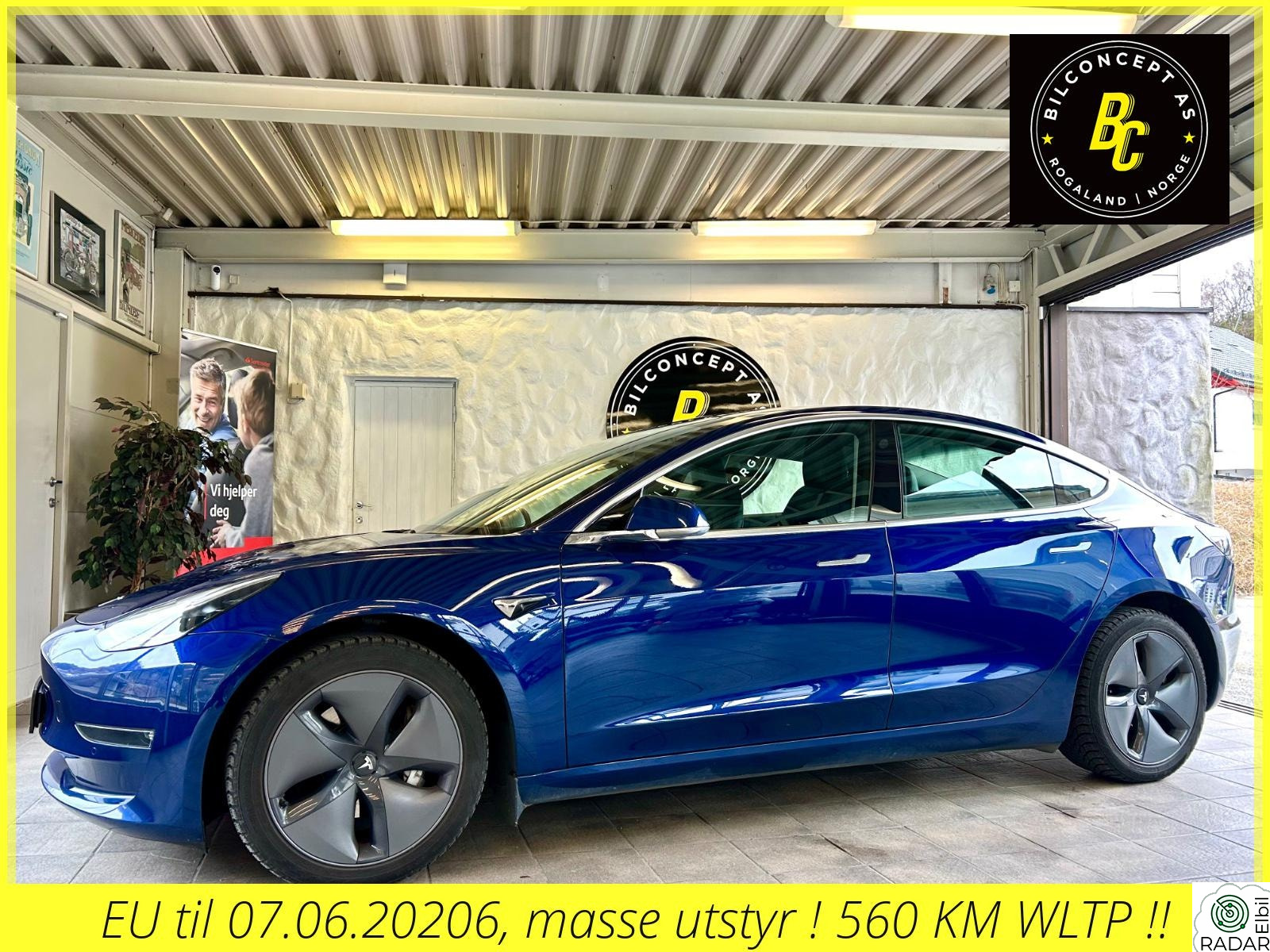 TESLA Model 3 Long R. 560KM AWD Skinn/Autopilot/Krok/Pano/Kamera/PDC+