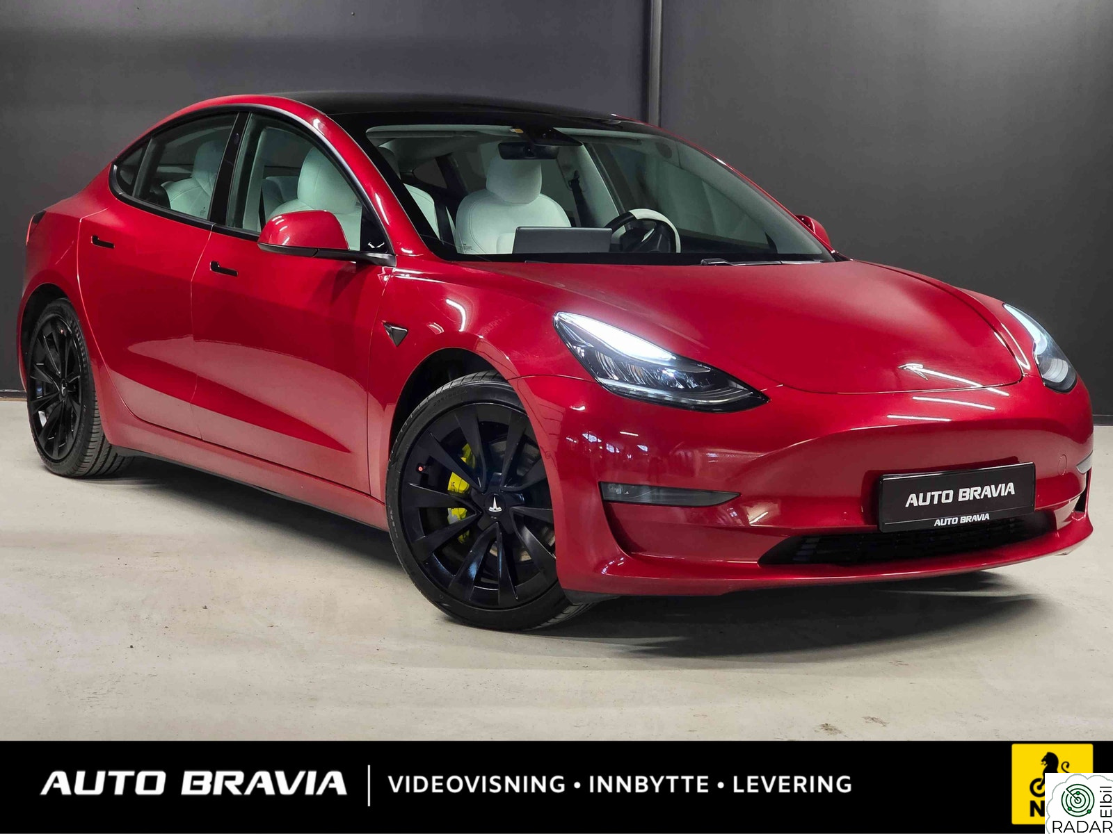 TESLA Model 3 LONG RANGE/AWD/580KM/VARMEPUMPE/ACC/AP/NAF TEST++
