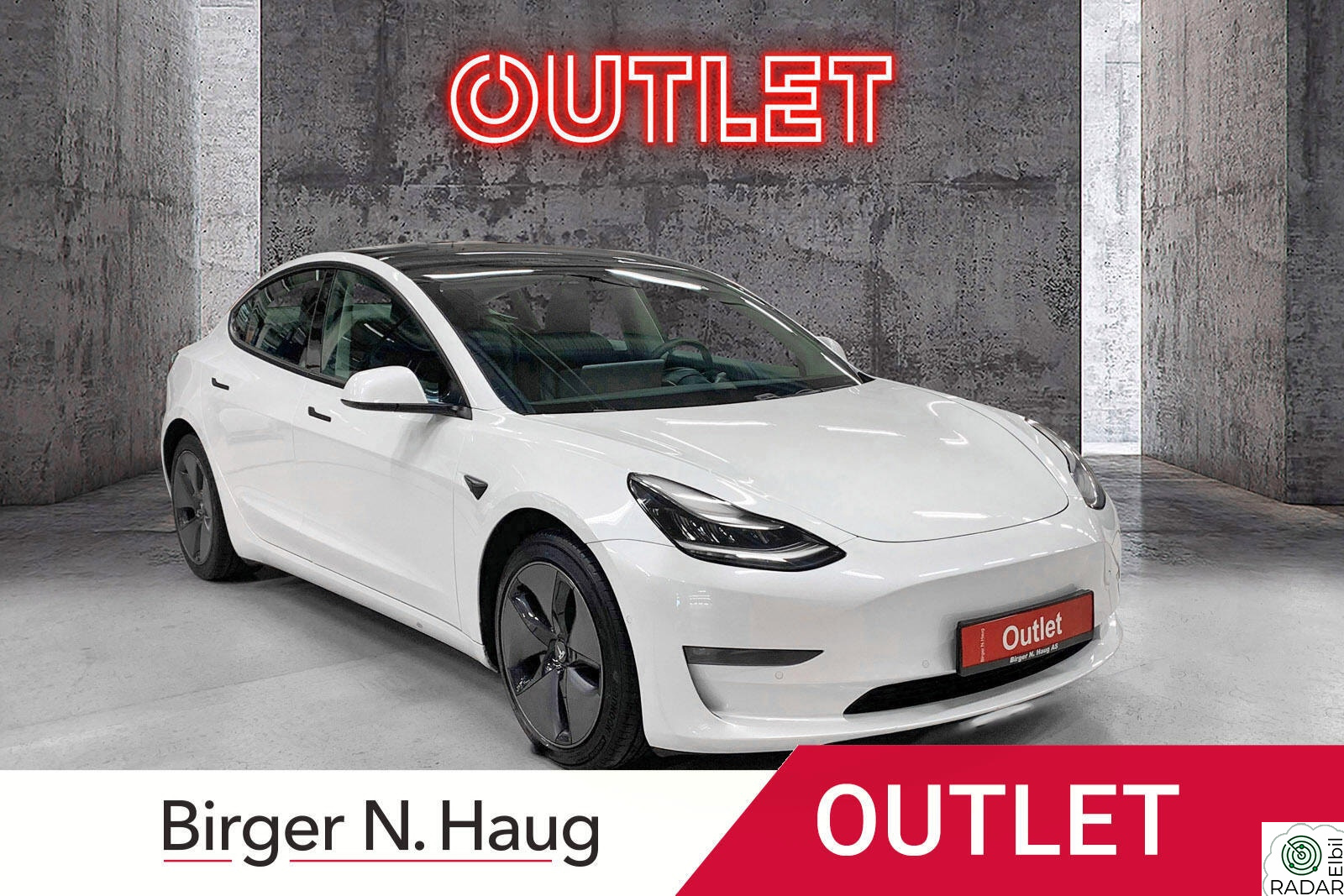 TESLA Model 3 Long Range AWD OUTLET/KROK/4x4/SKINN/VARMEPUMPE/KAMERA+