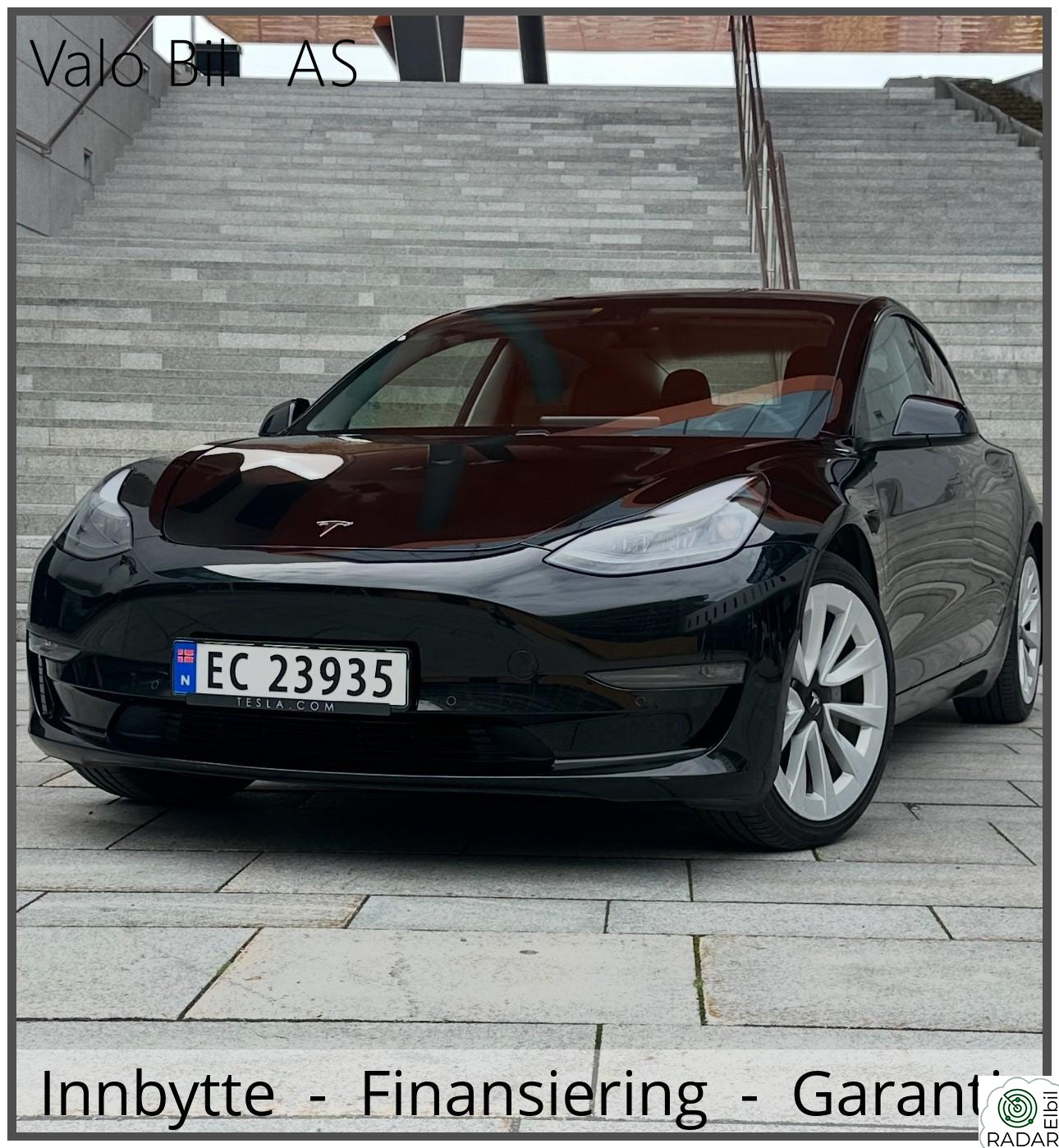 TESLA Model 3 Long Range / Hengerfeste / Autopilot /Nytt hovedbatteri