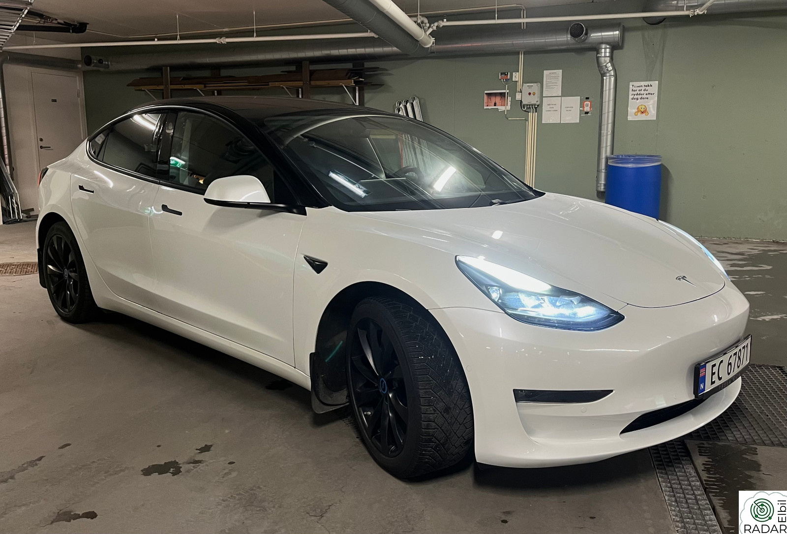 TESLA Model 3 Long Range AWD/Enhanced Autopilot/Matrix/Lydisolert/PPF