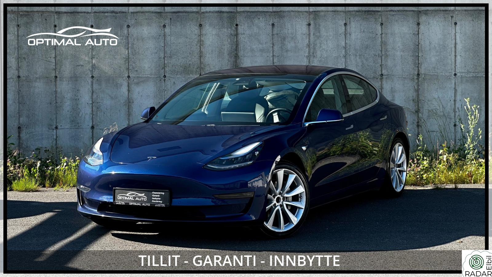 TESLA Model 3 Long Range AWD 560 Km/Skinn/FSD/Panorama/Premium/EU2026