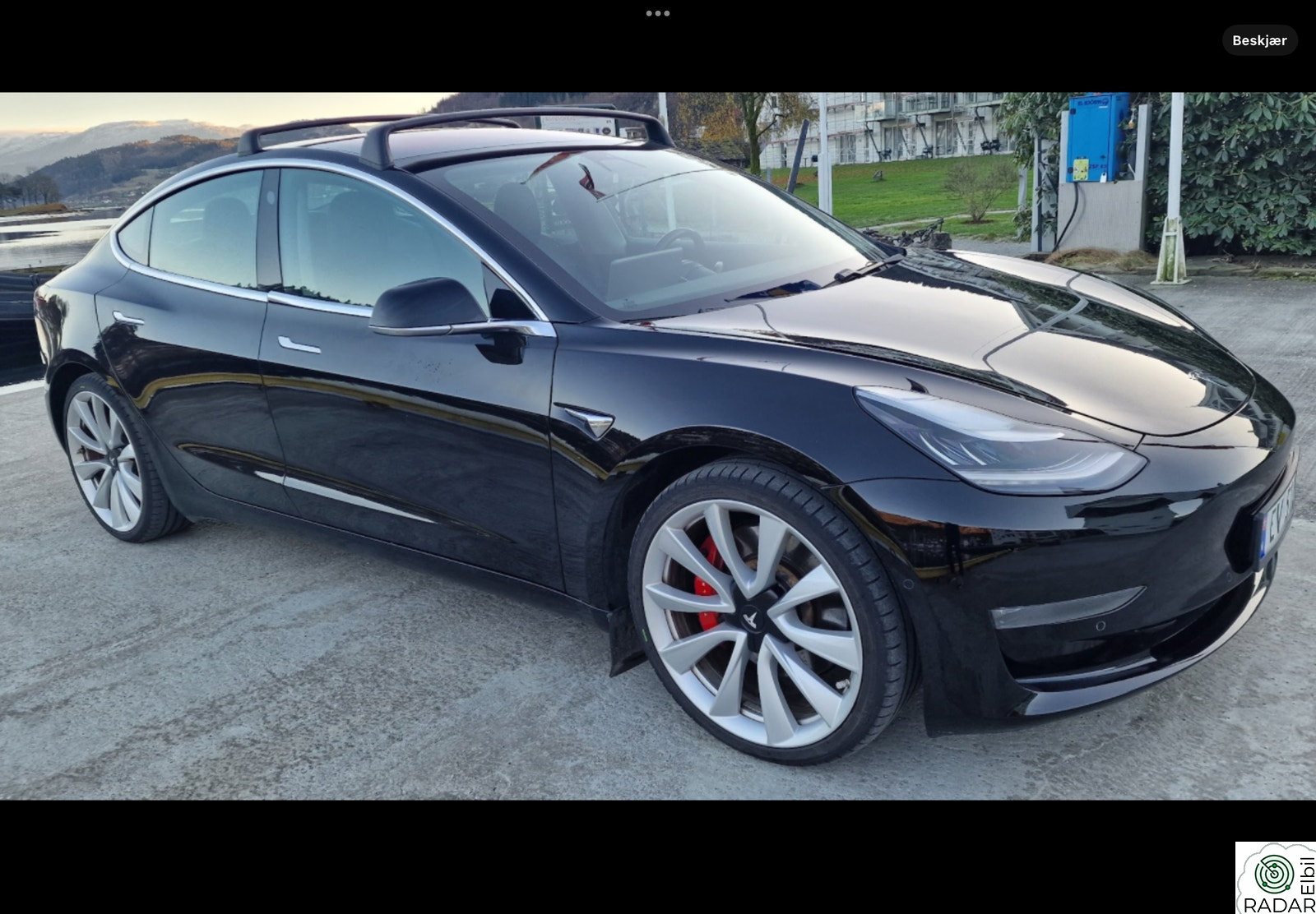 TESLA Model 3 Performance NAF-Eigarskifte utført 2/2-26