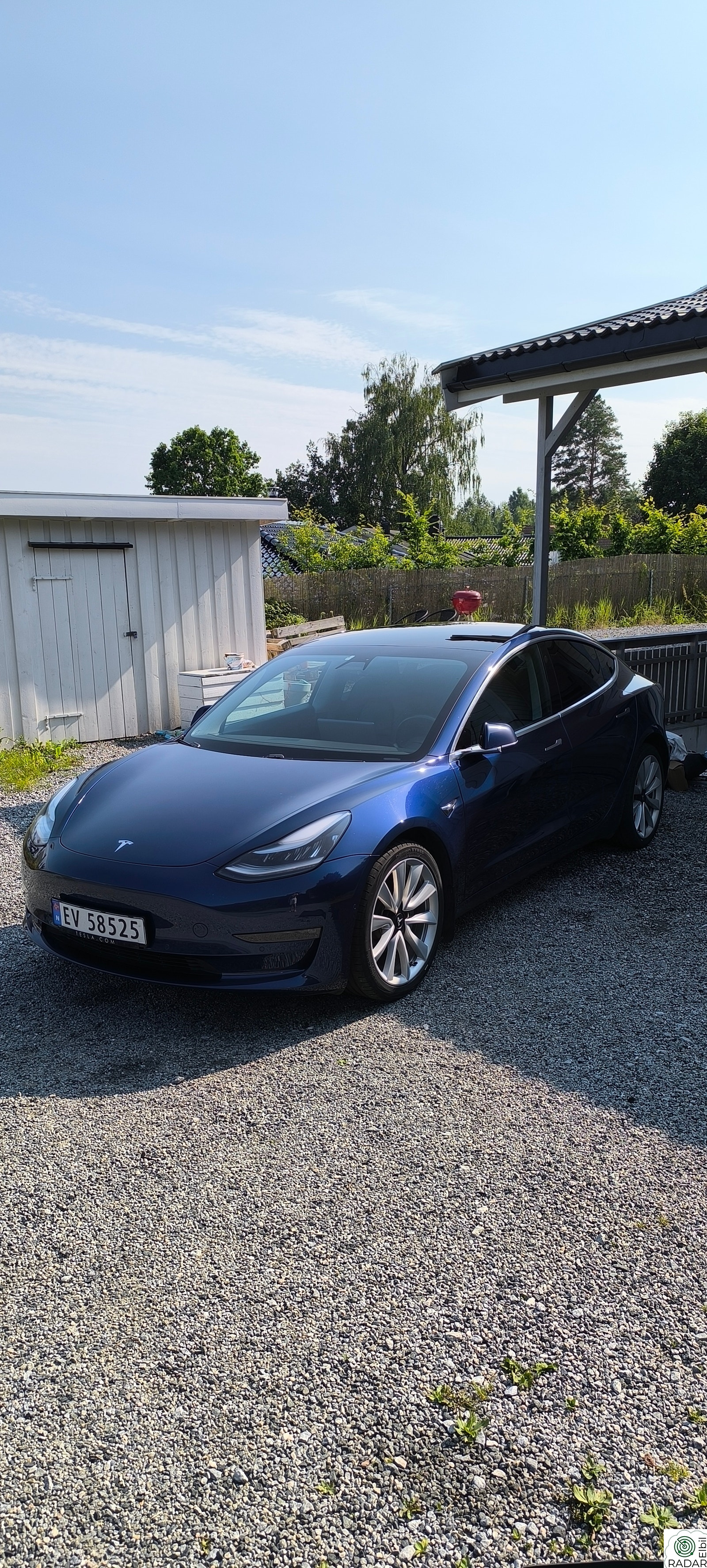 TESLA Model 3 Long Range AWD/Pano/Premium Lyd//Skinn/AP/FSD!!