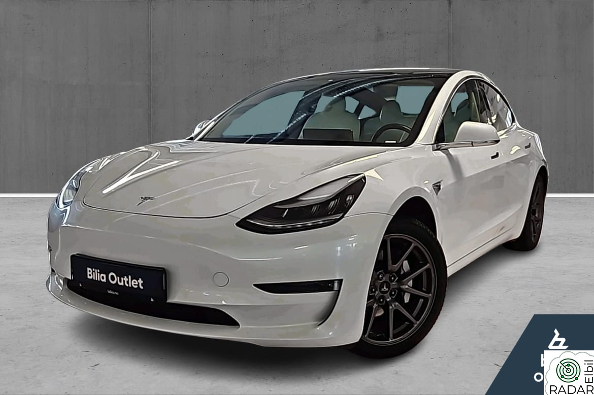 TESLA Model 3 Model 3 AWD Long Range Premium - Hvitt skinn