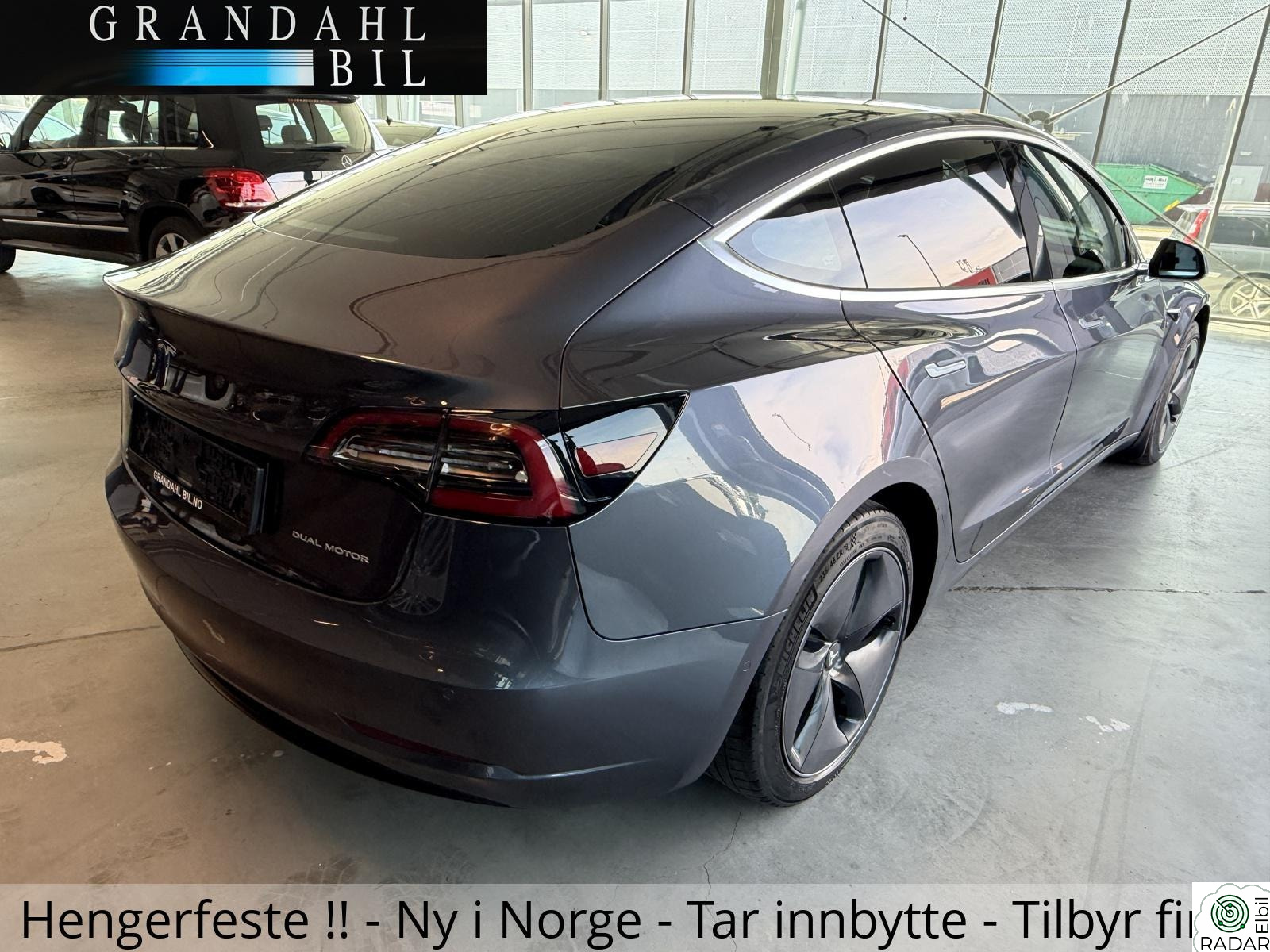 TESLA Model 3 Long Range - 4WD - Autopilot - Hengerfeste - Tar innb