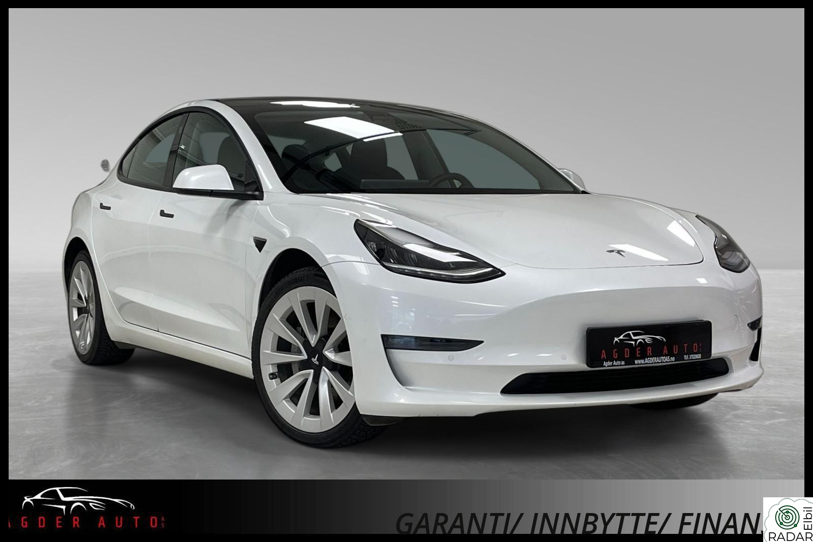 TESLA Model 3 LR AWD Facelift/Skinn/Hengerfeste/Premium/Kam/ACC/19"
