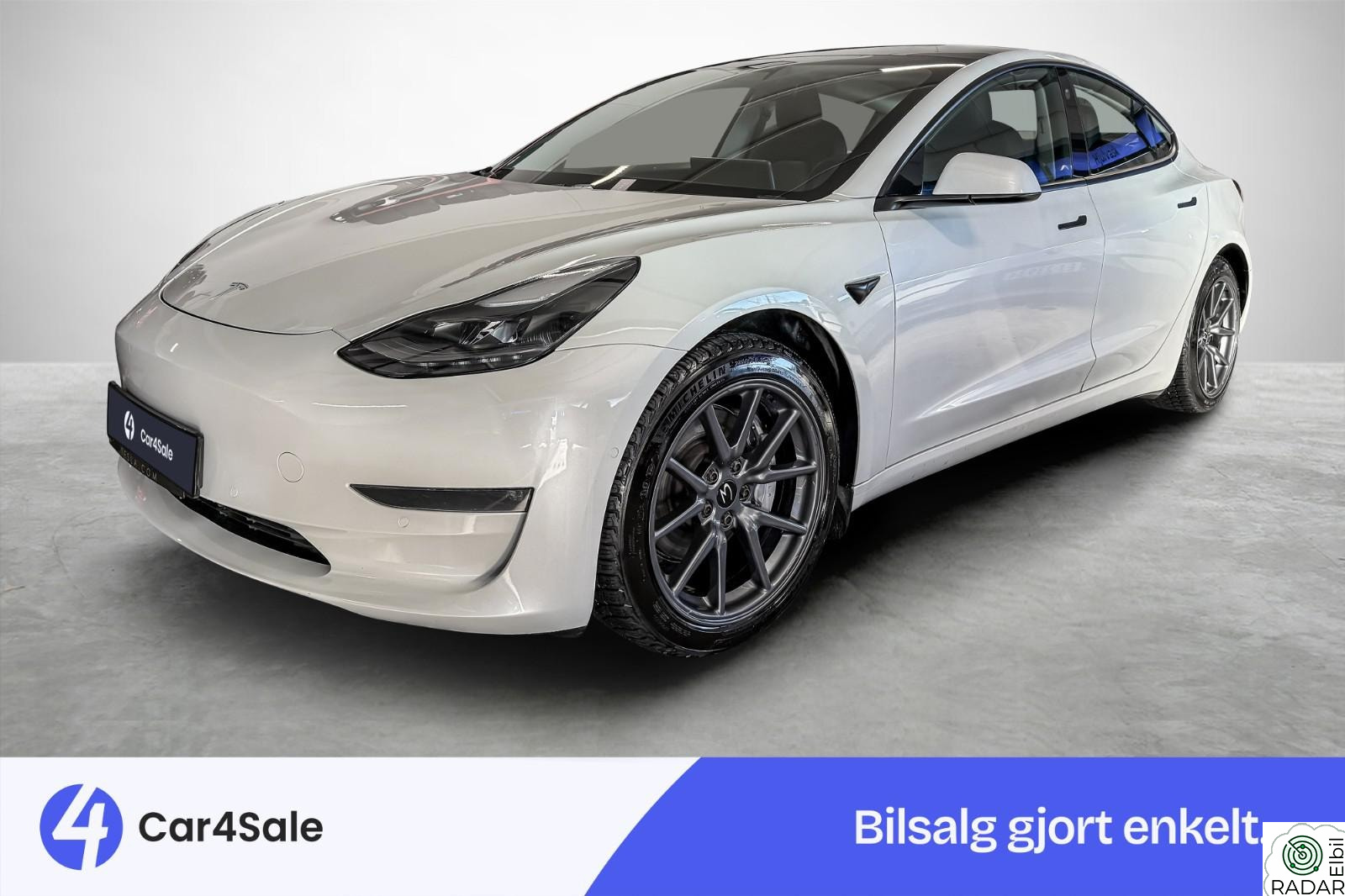 TESLA Model 3 Long Range AWD/ 1 Eier/ Krok/ S+V/ AP/ NAF-Test/ P.Varm