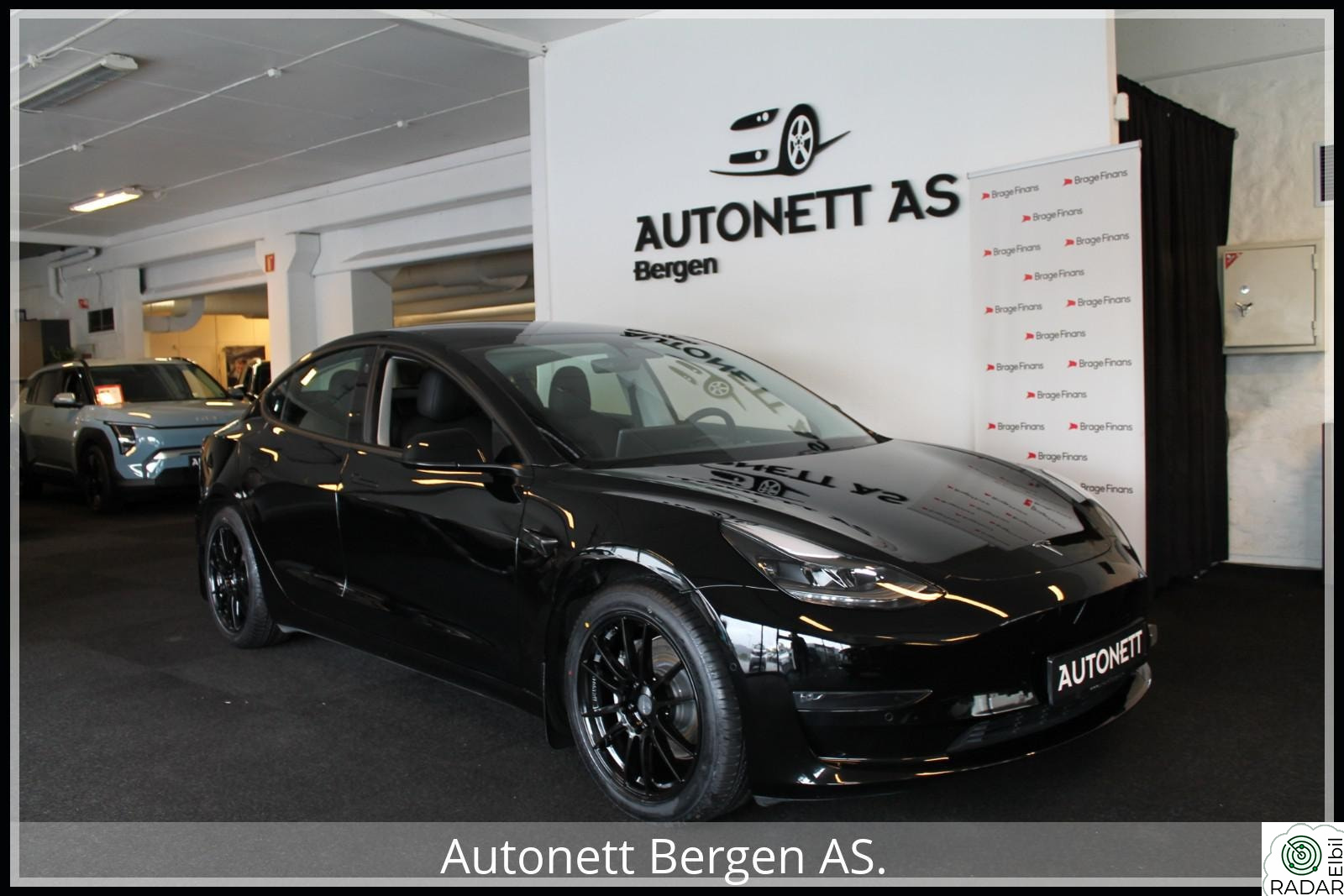 TESLA Model 3 Long Range AWD, 614Km WLTP,Pano,Skinn,Nye dekk/felg+++