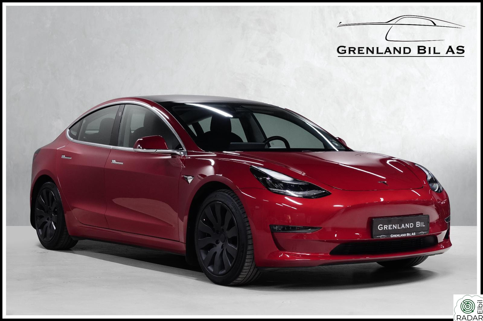 TESLA Model 3 LR AWD Autopilot 2.5 Premium Lyd Vinterpakke Panorama
