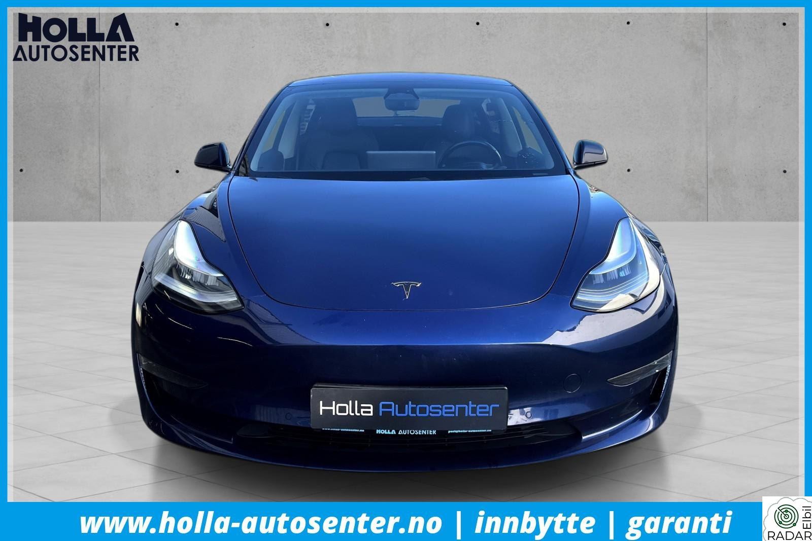 TESLA Model 3 , Ny EU, Lav Km-Stand