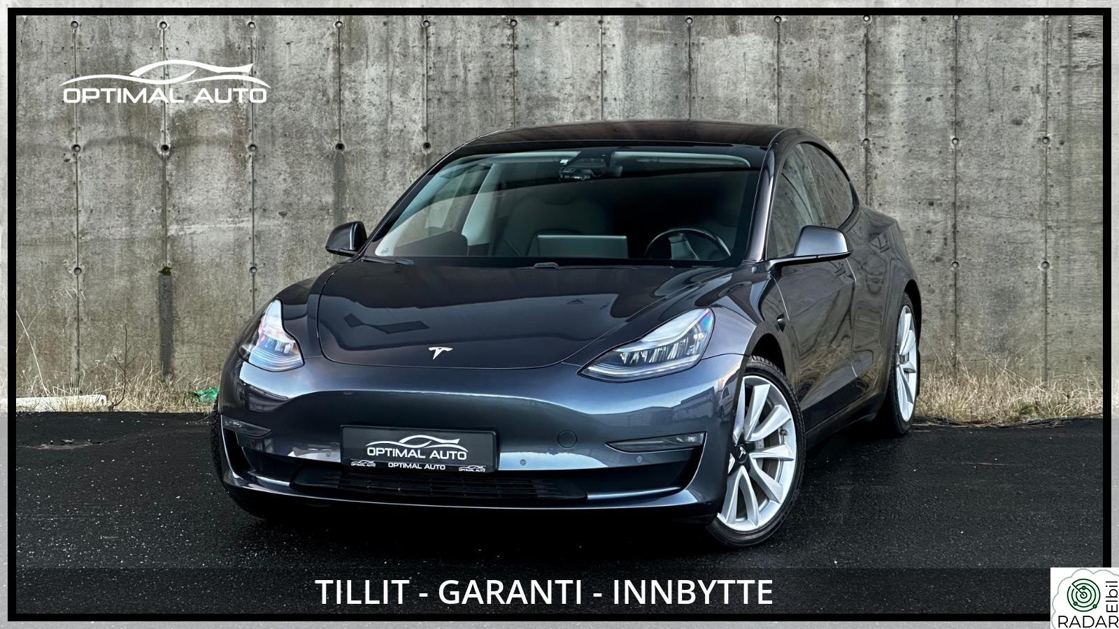 TESLA Model 3 Long Range AWD/Chrome-delete/19"/Skinn/LED/Pano/EU2027