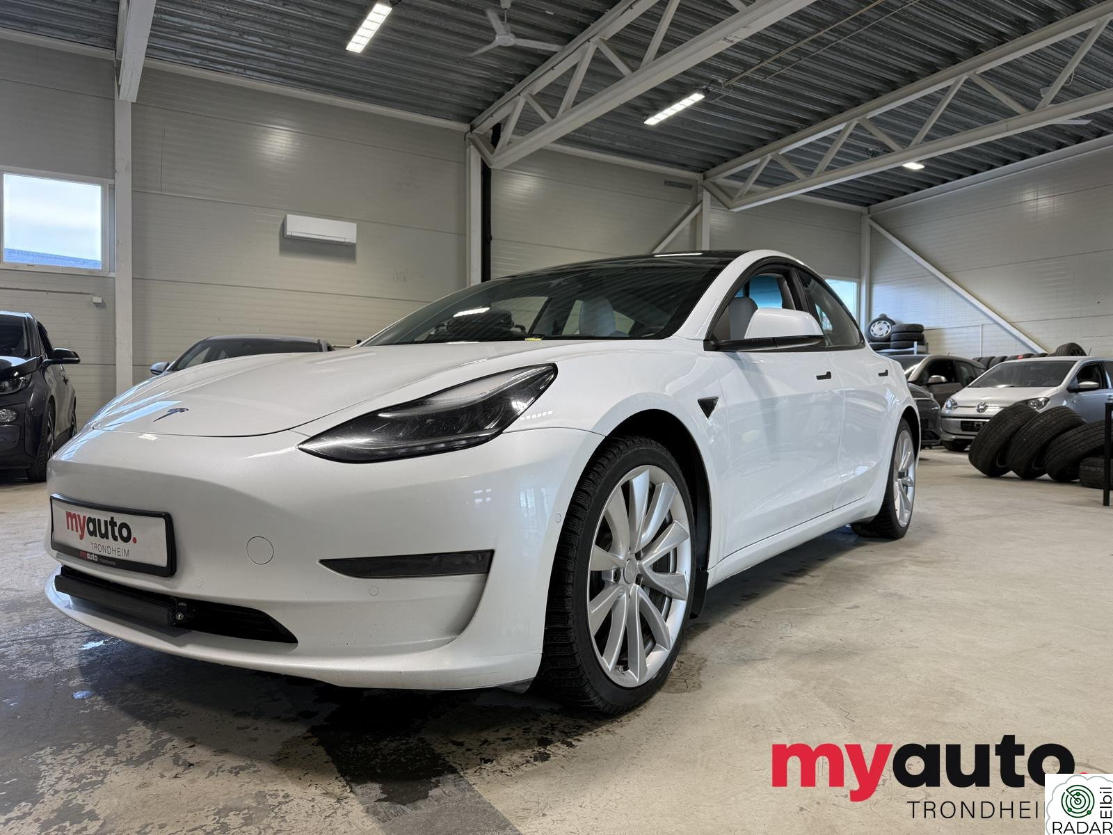 TESLA Model 3 LR/462Hk/Skinn/Navi/DAB+/Cruise/Panorama ++