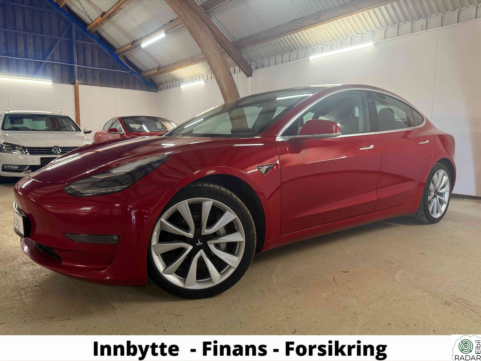TESLA Model 3 LONG RANGE - AWD - EU OK 20.03.2027 - PREMIUM LYDSYSTEM