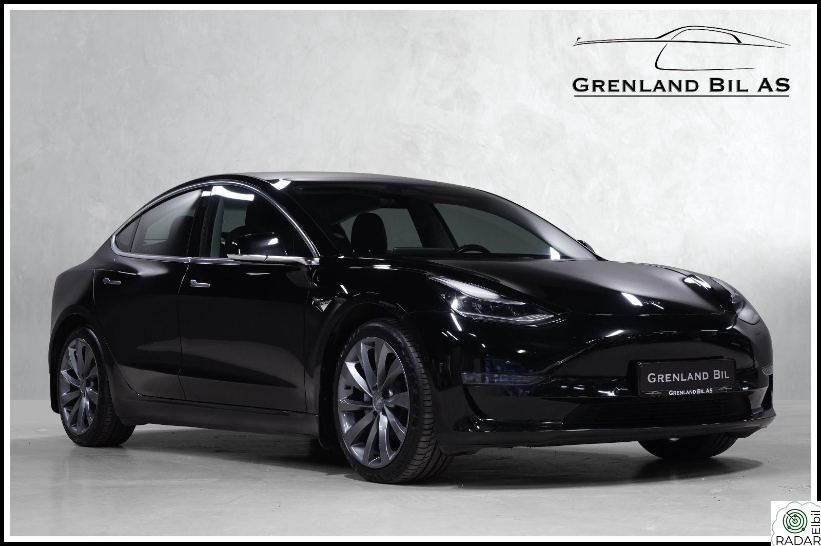 TESLA Model 3 LR AWD Autopilot 2.5 PremiumLyd Vinterpakke Pano