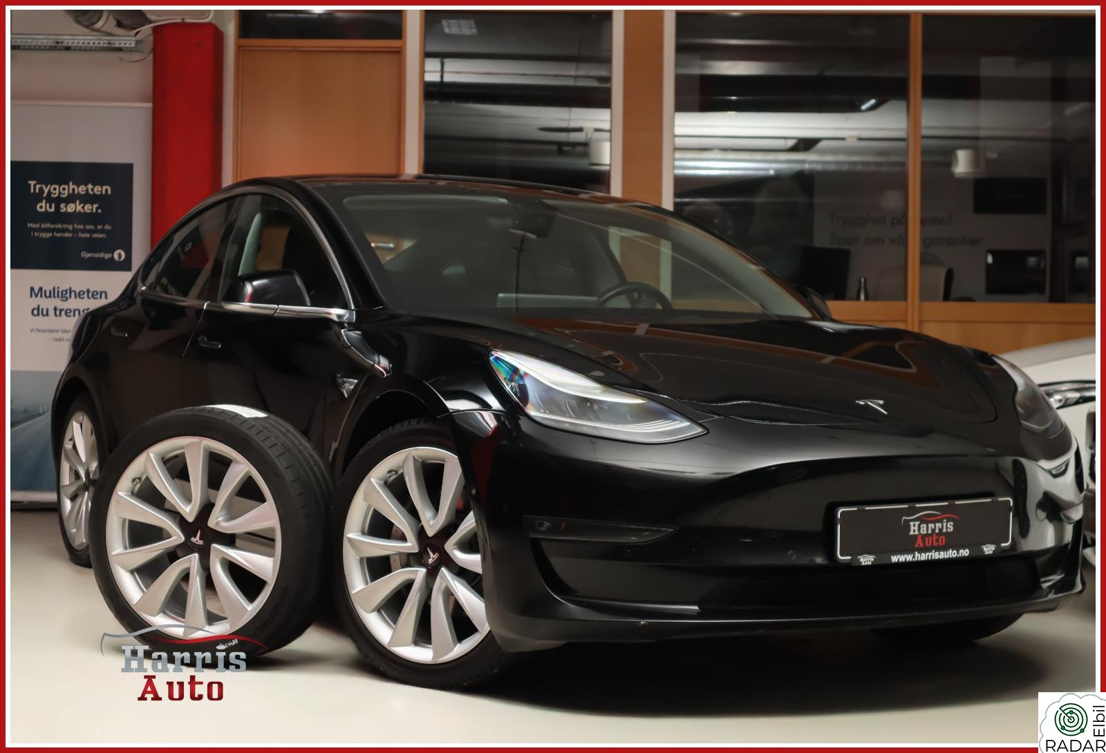 TESLA Model 3 Long Range AWD Autopilot,Skinn,Premium,Pano, 1EIER!