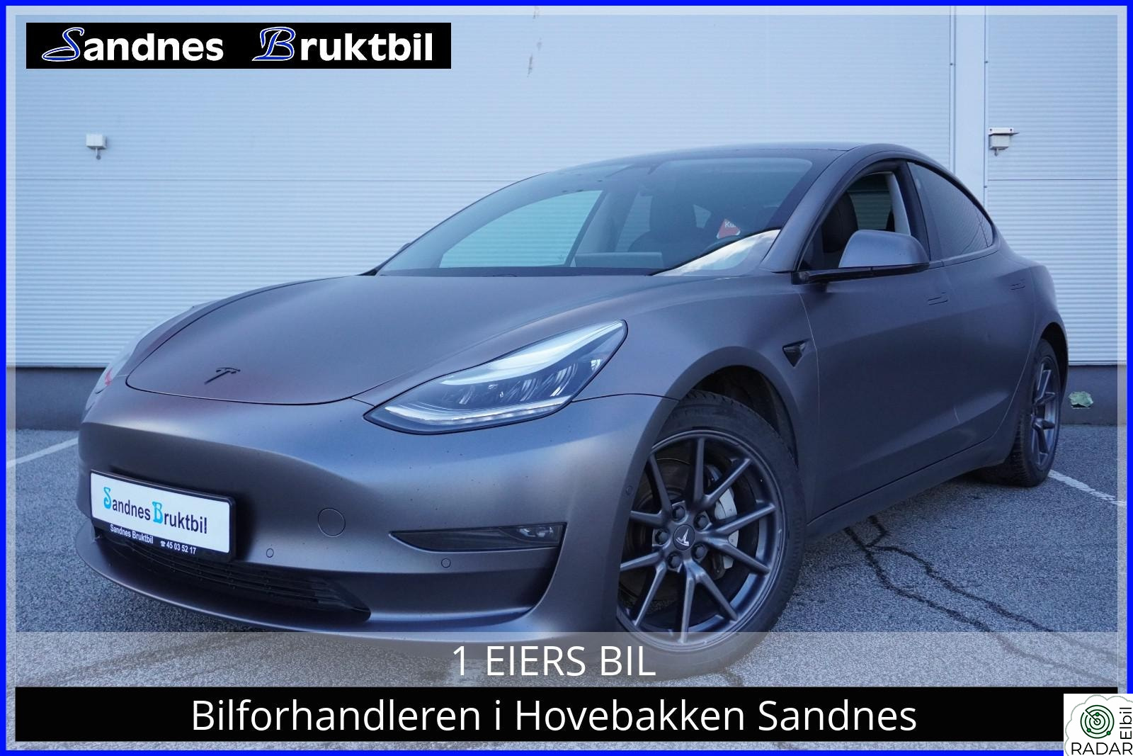 TESLA Model 3 LONG RANGE,SKINN,KROK,PANO,KAMERA,ACC,DAB+,VINTER