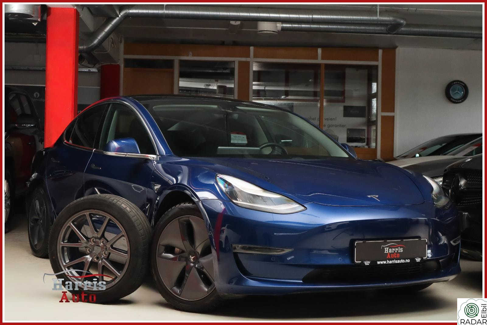 TESLA Model 3 Long Range AWD H.feste Autopilot 2x18Aero 1Eier LAV KM!