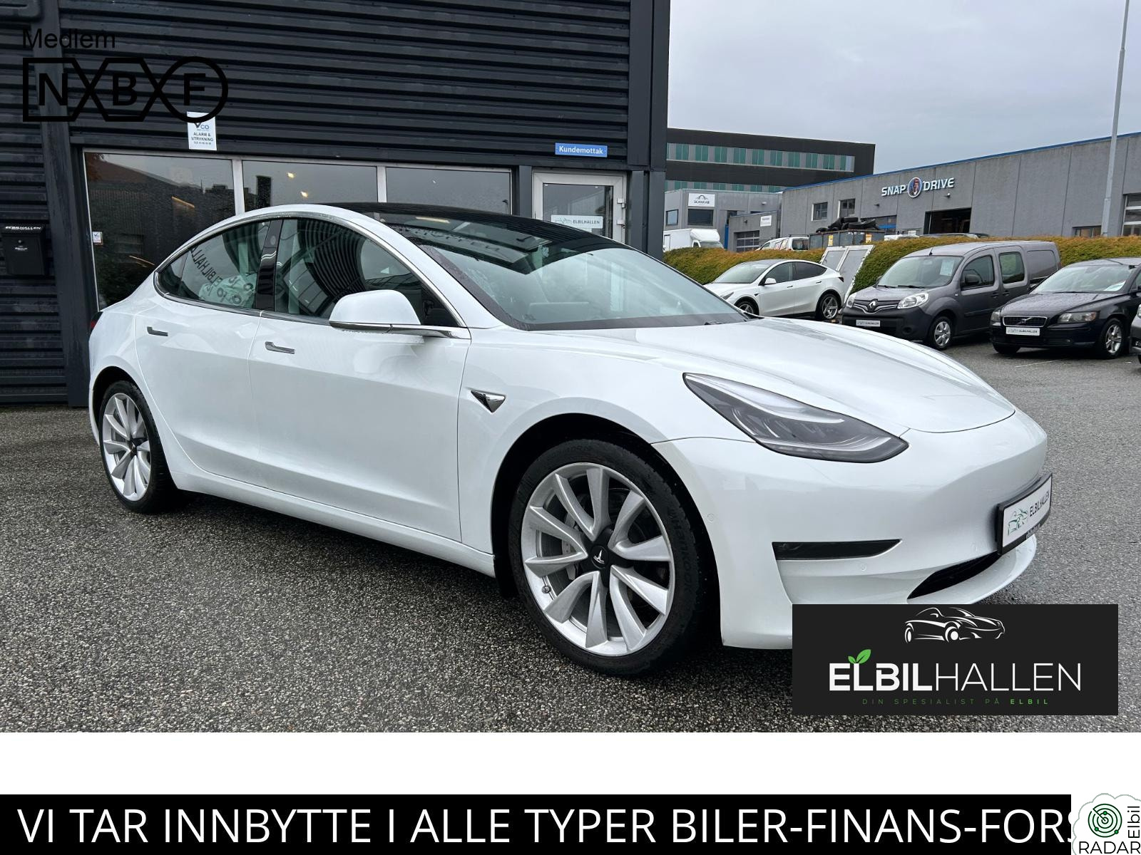 TESLA Model 3 LONG RANGE/AWD/PREMIUM/AUTOPILOT/INNBYTTE/KUN 51.600 KM