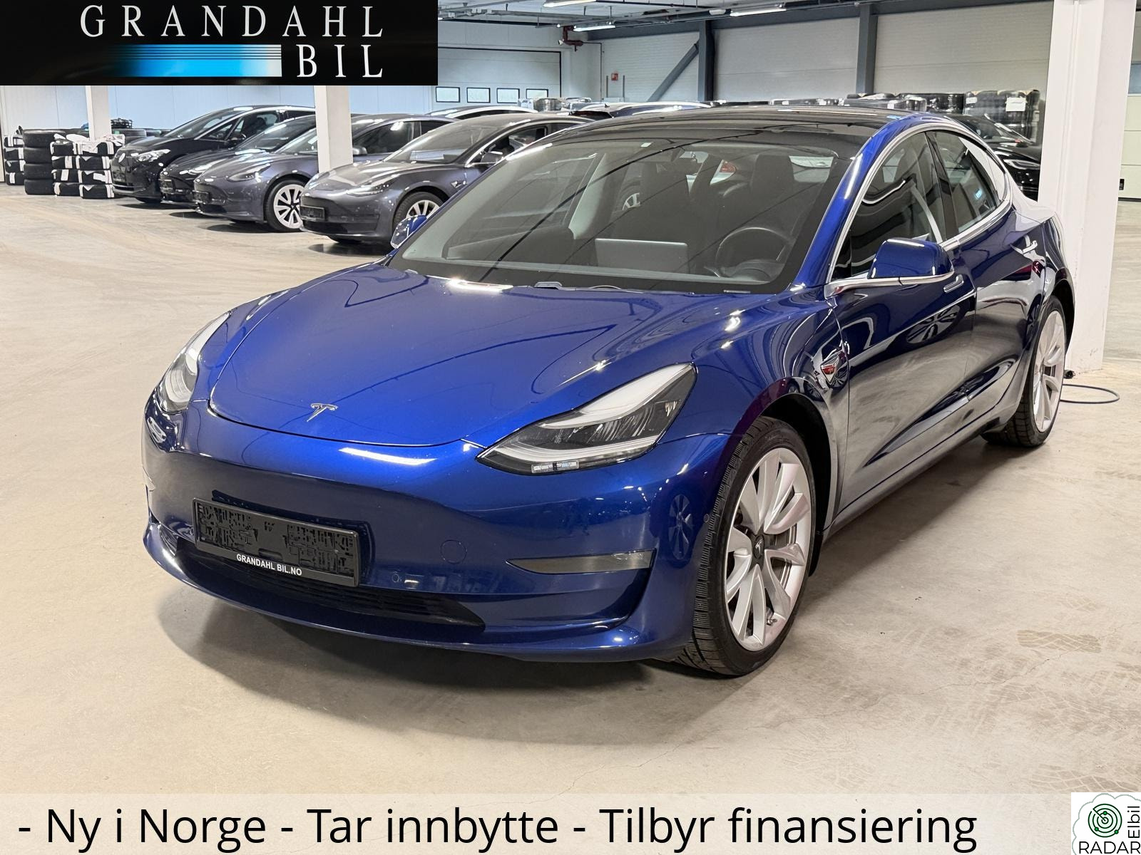TESLA Model 3 Long Range -4WD - Autopilot - Hengerfeste- Tar innbytte