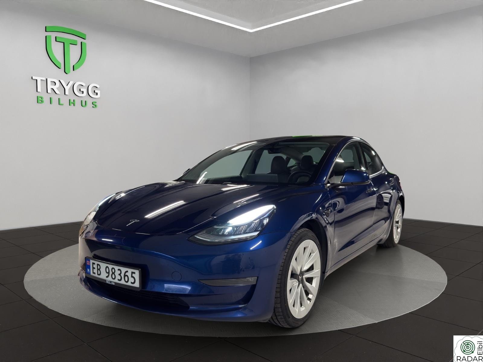 TESLA Model 3 Long Range AWD / Ny Eu-Godkjent / Krok / Premium