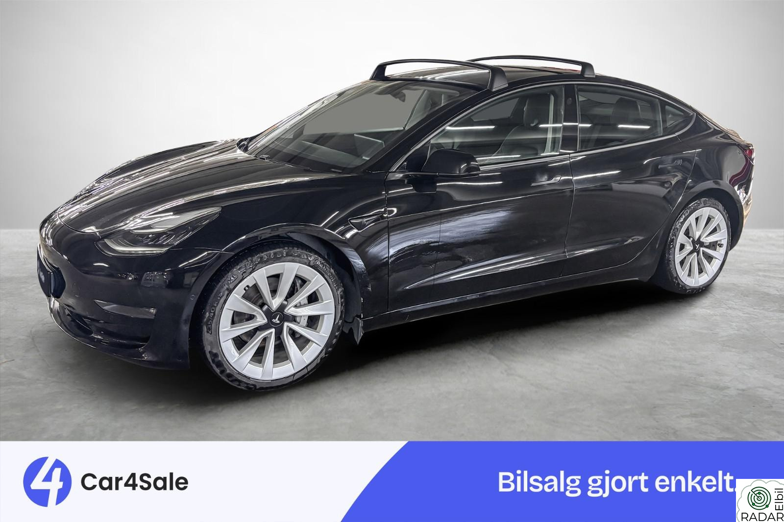 TESLA Model 3 LR AWD 580km / V.Pumpe / 19" / AP / Skinn/ 1-eier/ Krok