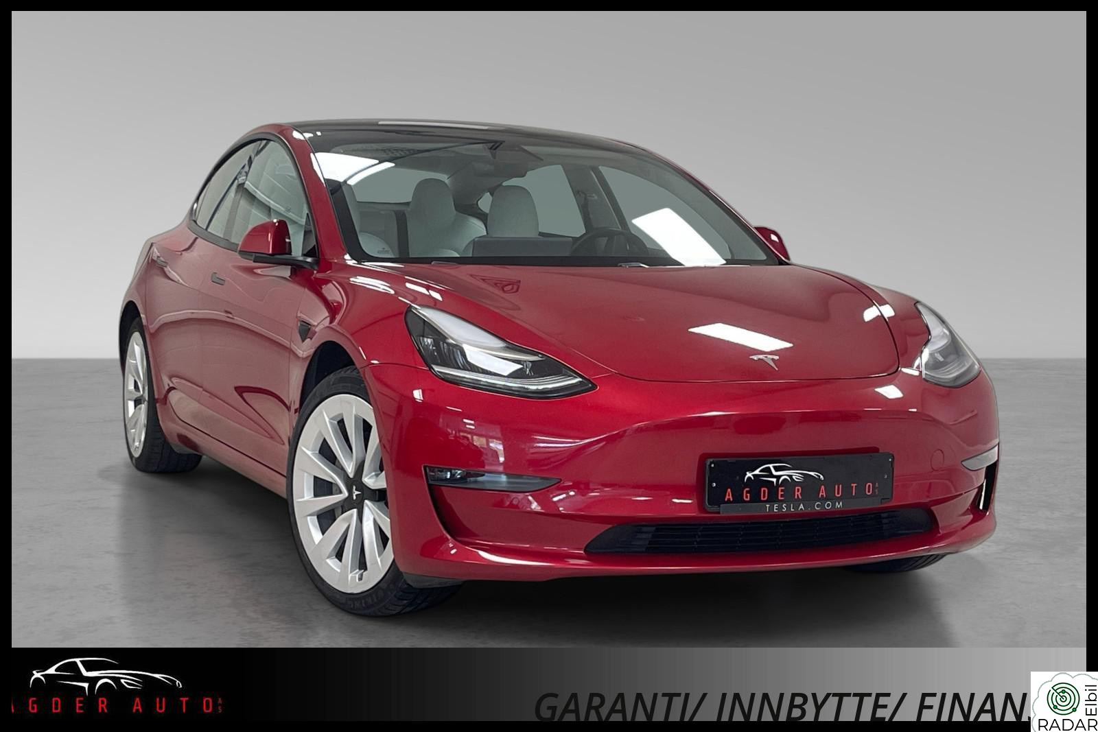 TESLA Model 3 Long Range AWD/Pano/Skinn/ACC/Kamera/Prem/19+18/Krok