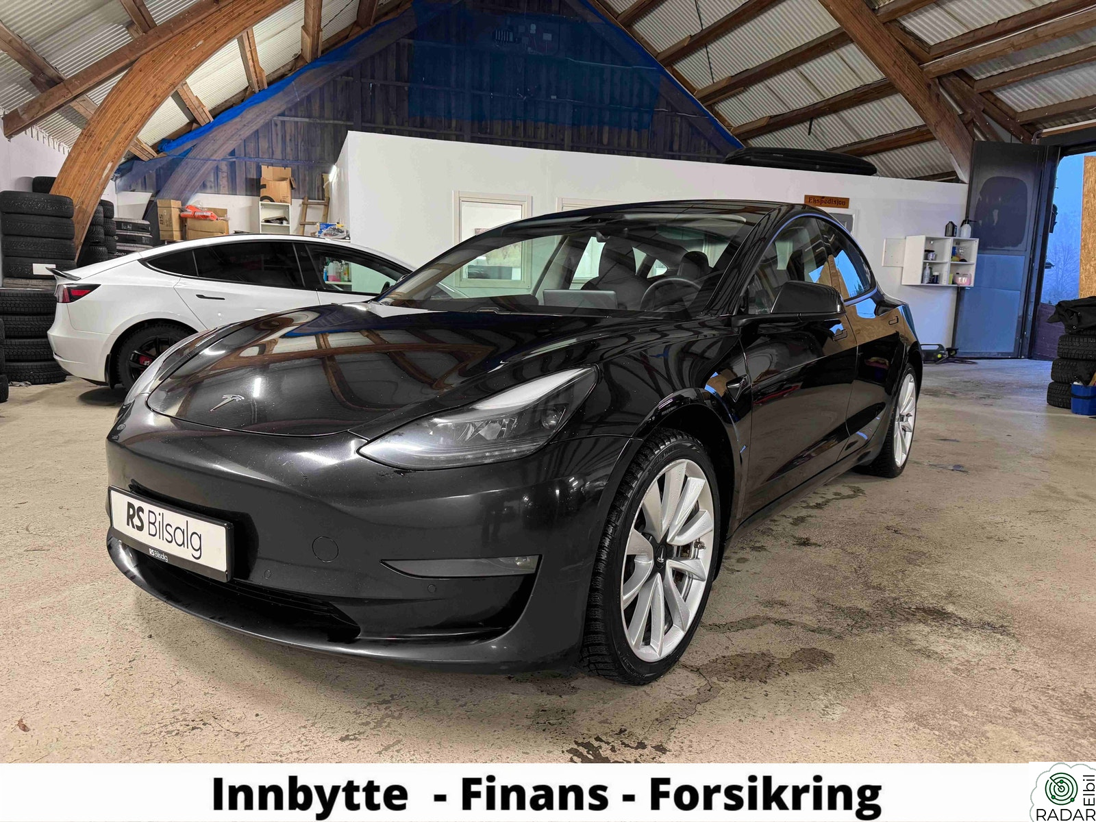 TESLA Model 3 FSD - EU OK 16.03.2027 - AWD - VARMEPUMPE - LONG RANGE