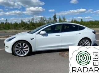 TESLA Model 3 Performance - enhanched ap - skiboks i bilens farge