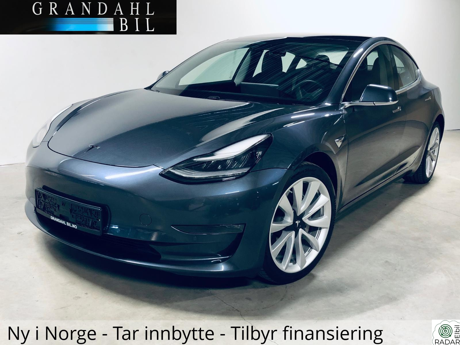 TESLA Model 3 Long Range - 4WD - Autopilot+Utvidet til FSD ++