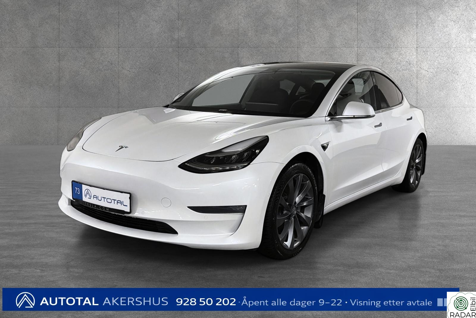 TESLA Model 3 Long Range | AWD | 476 hk | 560 km rekkevidde |Garanti*