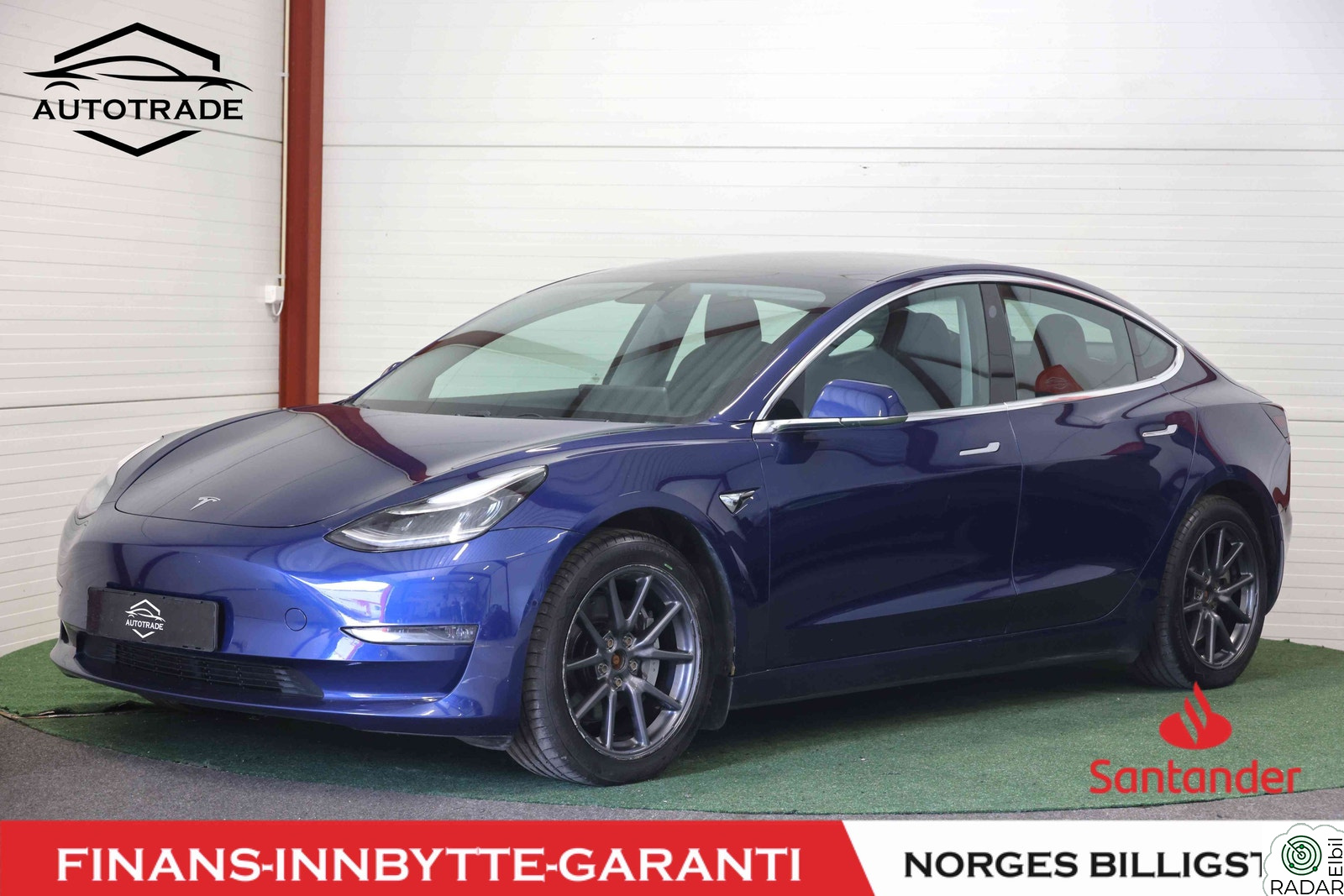 TESLA Model 3 Long Range AWD | Skinn | Autopilot | Hengerfeste