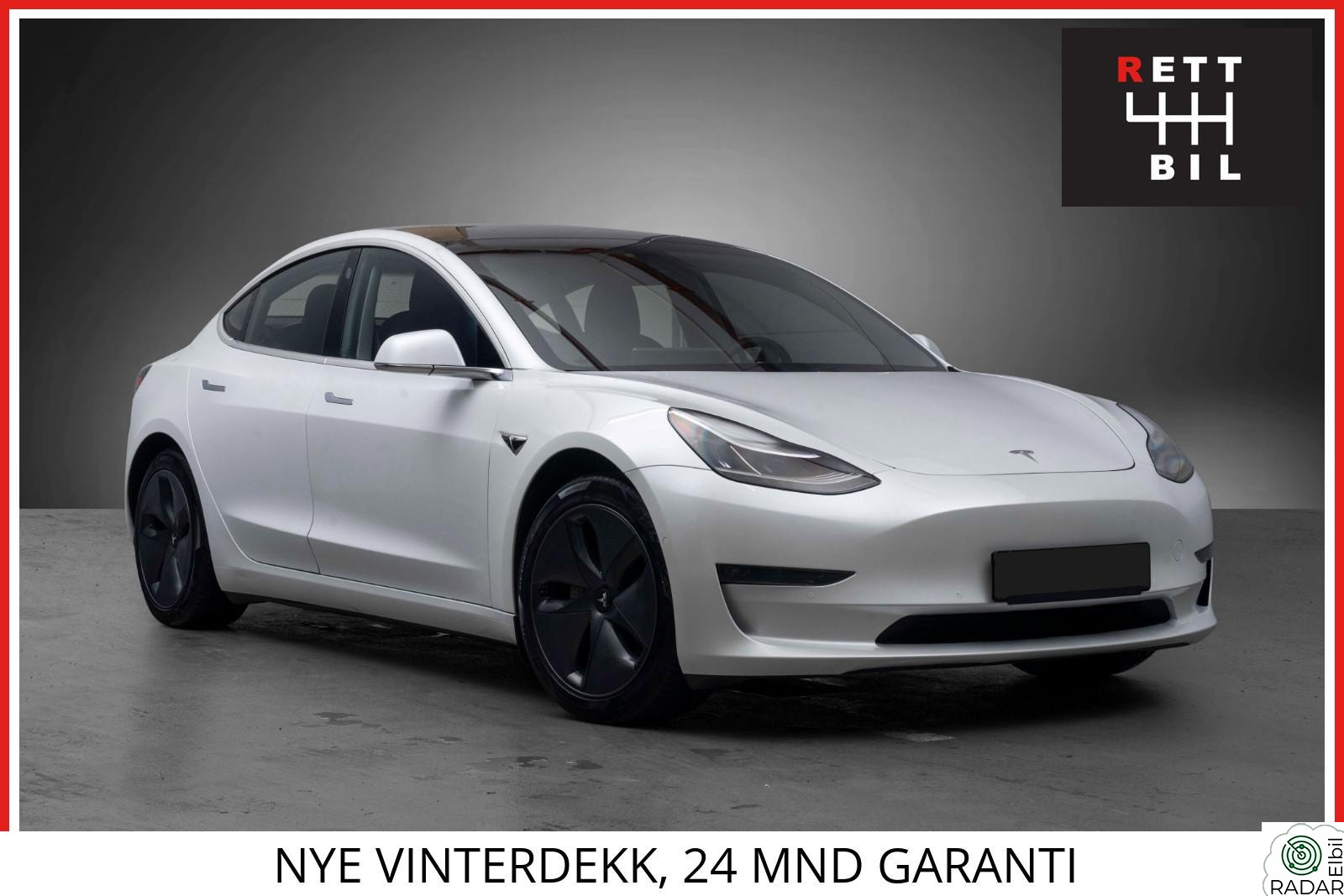 TESLA Model 3 LONG RANGE AWD, EN EIER, MEGET VELHOLDT
