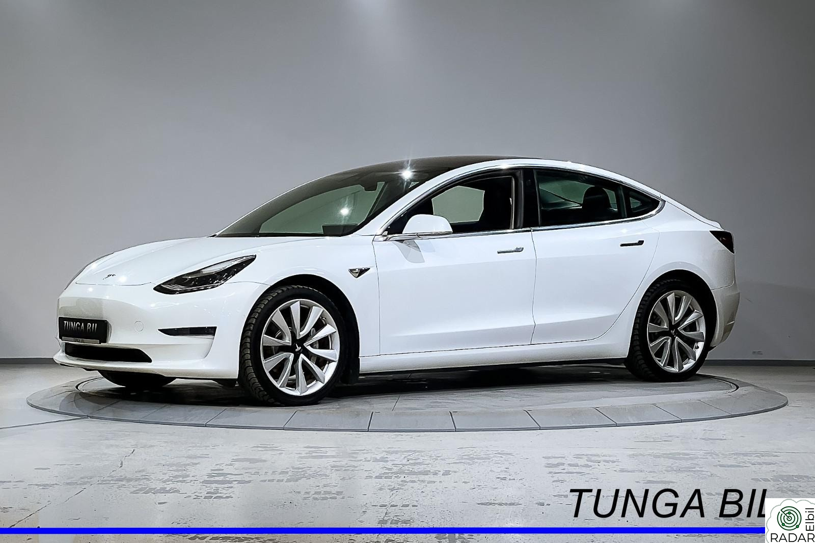 TESLA Model 3 Long Range AWD, 19", H.feste | kr 2.790,- pr mnd!