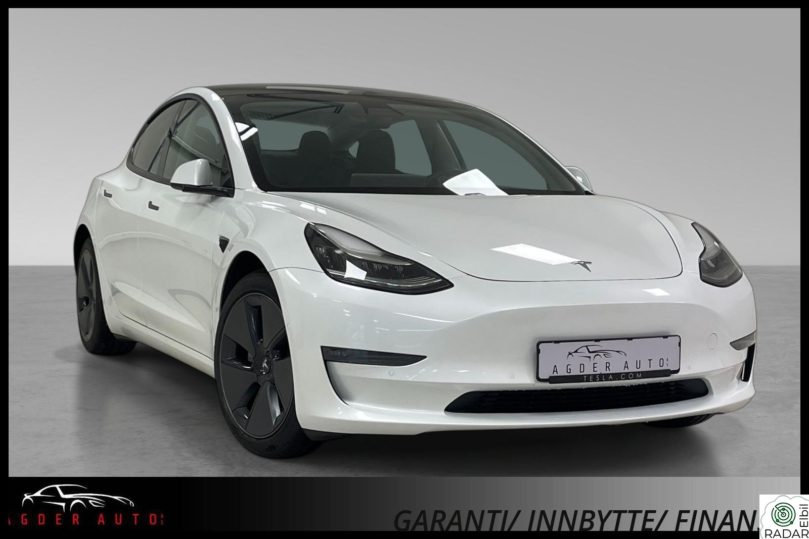 TESLA Model 3 LR AWD 1eier/Facelift/Skinn/Pano/Krok/ACC/Netflix/S+V