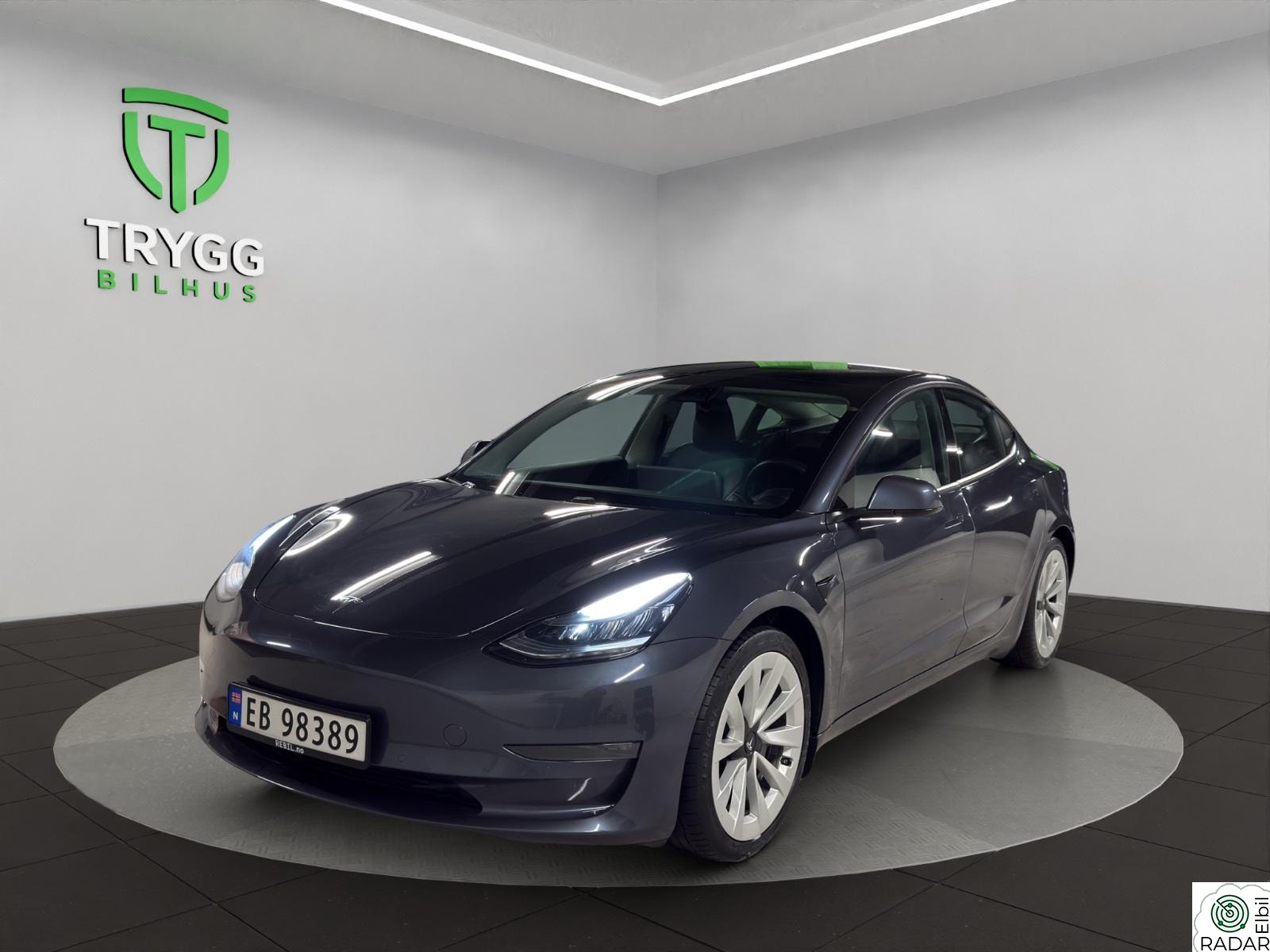 TESLA Model 3 Long Range AWD / Ny EU-Godkjenning / Krok / Service