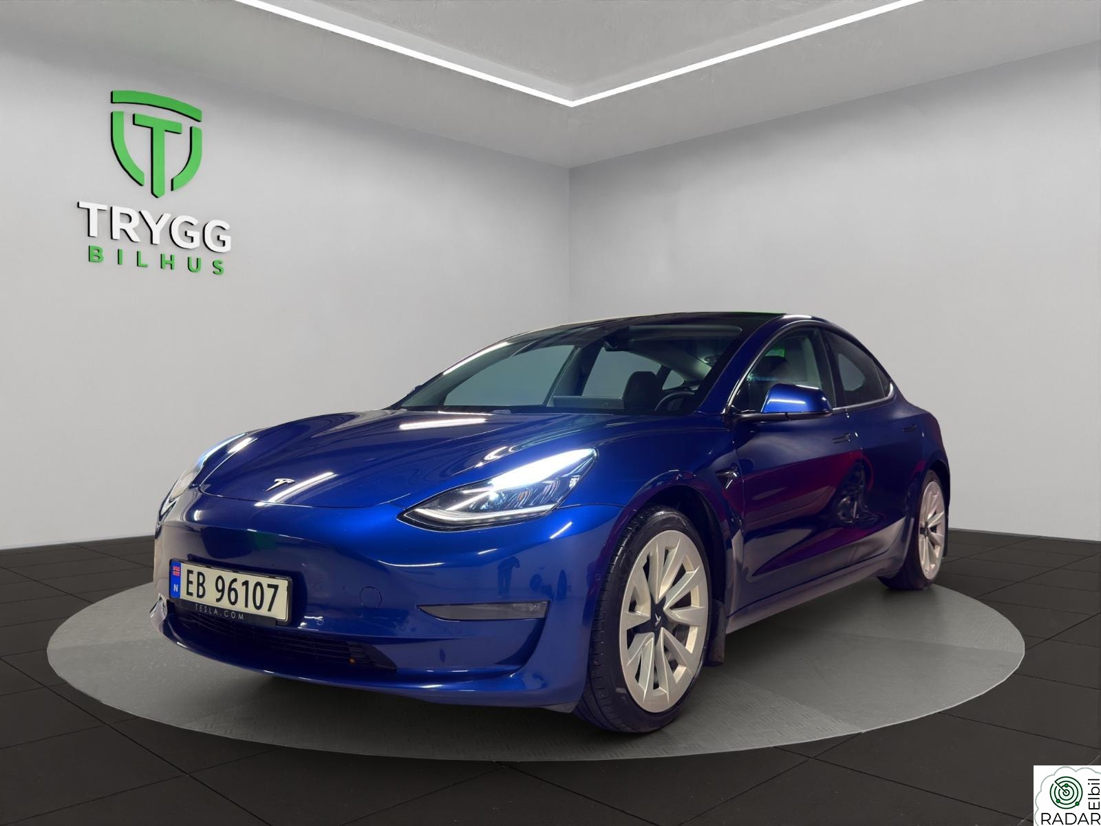 TESLA Model 3 Long Range AWD / Garantiutløpstest / Krok / Ny-EU