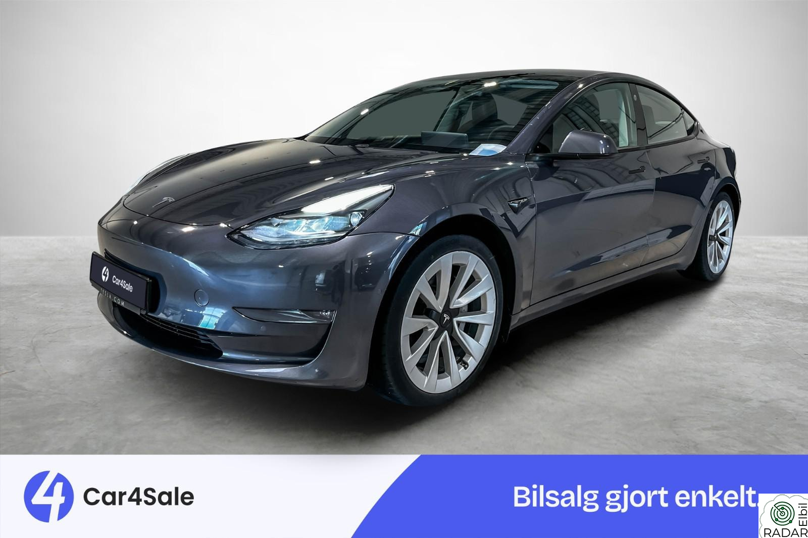 TESLA Model 3 LR AWD 580km/ Krok/ P.Varmer/ Garanti/ EU 03.27/ 1 Eier