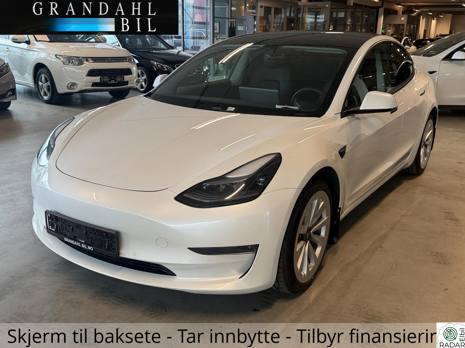 TESLA Model 3 LR - 4WD - Hengerfeste - Autopilot / Summon ++++