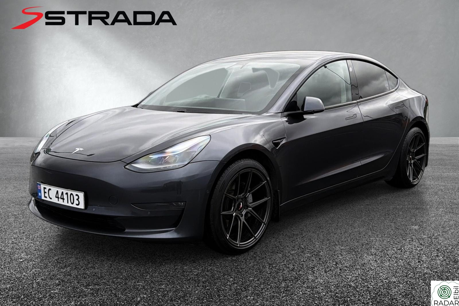 TESLA Model 3 LONG RANGE/AWD/FSD/KROK/VARMEPUMPE/GARANTI/640KM