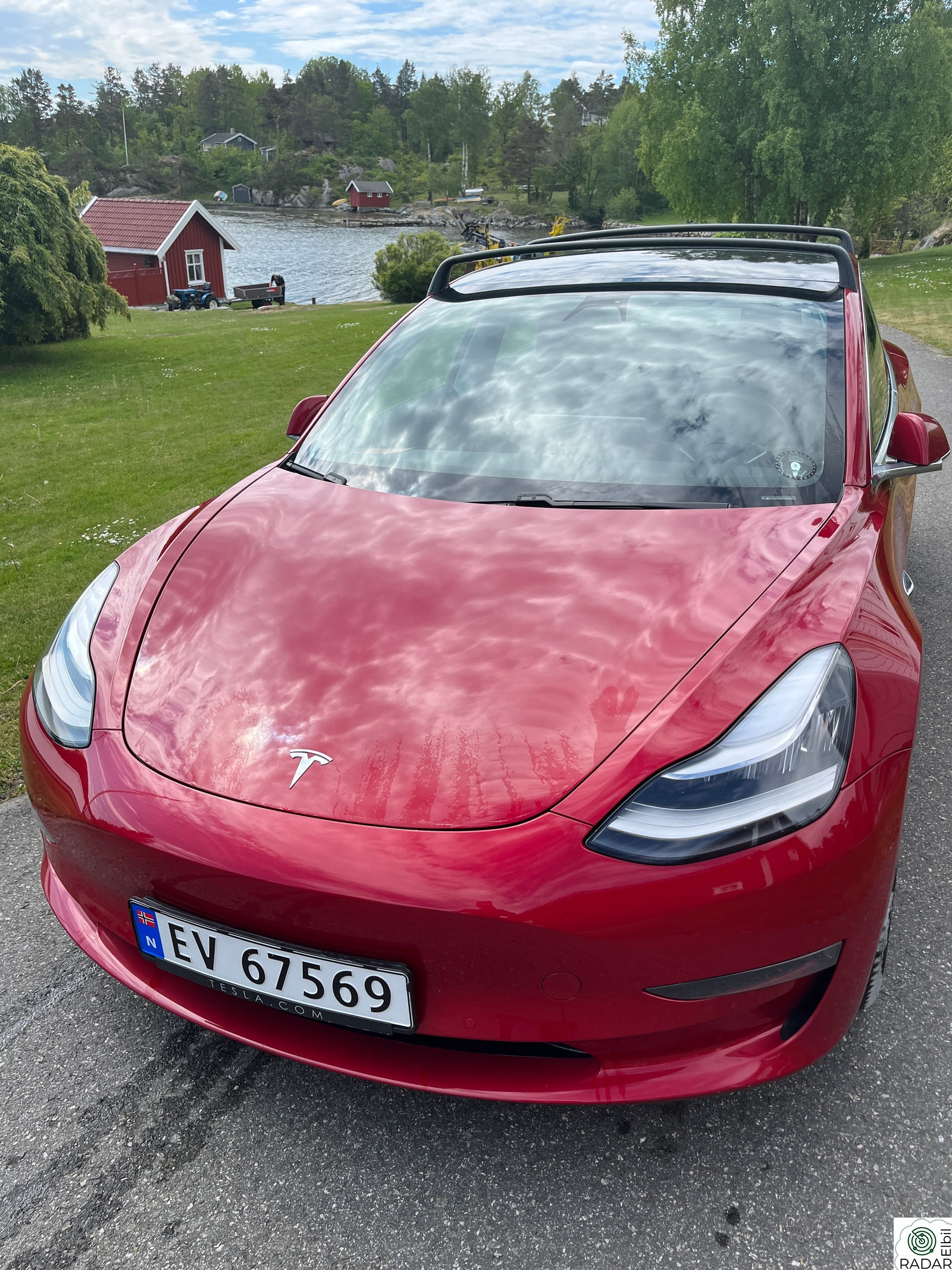 TESLA Model 3 AWD LR, hengerfeste, HomeLink, radar, parkeringssensor