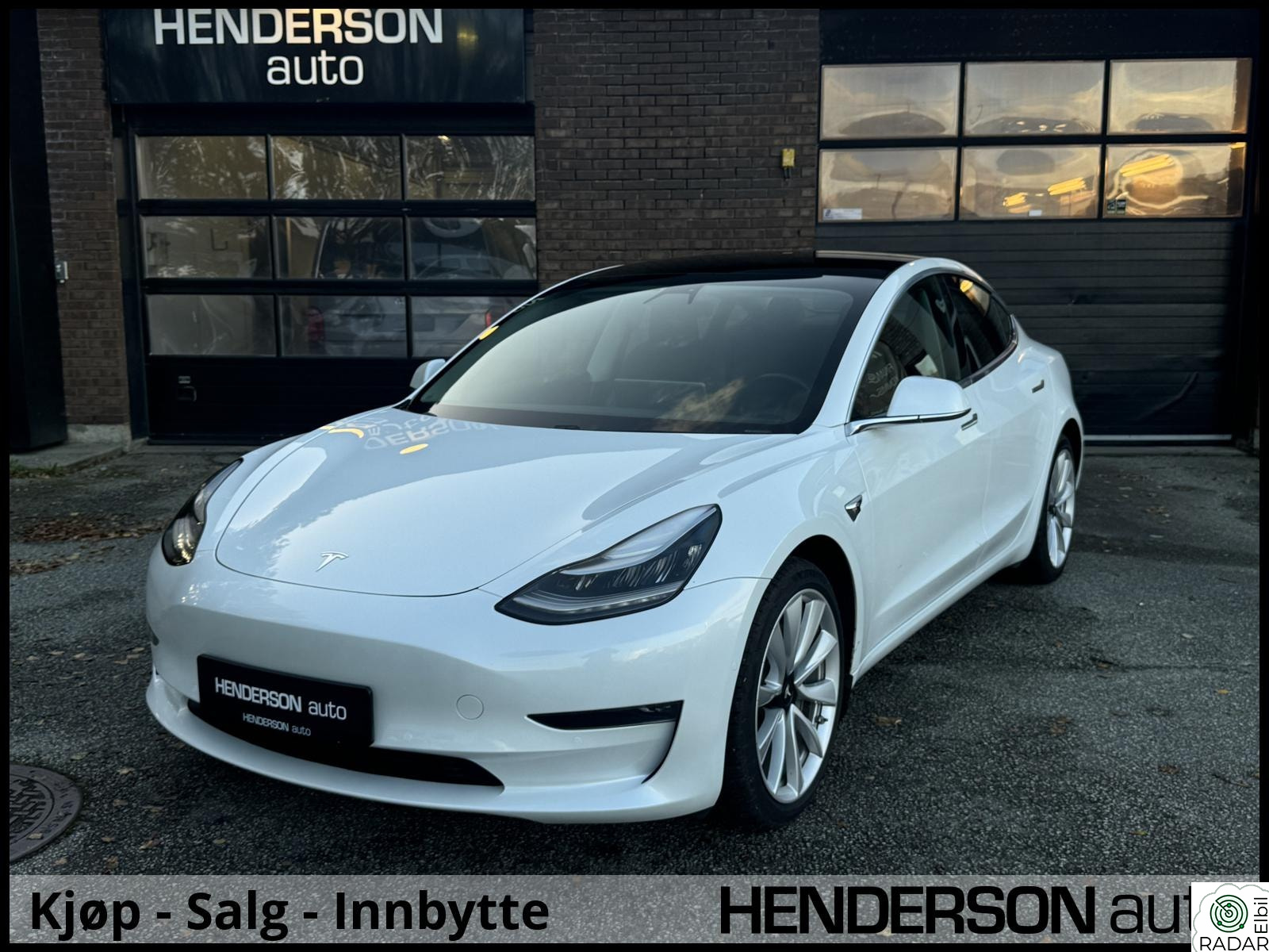 TESLA Model 3 Long Range AWD 1-eier/Svart Skinn/AP/Premium/Perlemor++