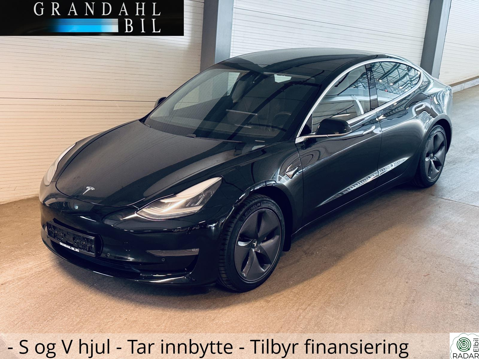 TESLA Model 3 LONG RANGE- 4WD - Skinn - Autopilot - Tar innbytte