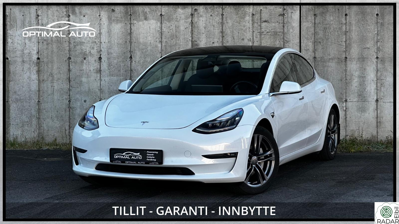 TESLA Model 3 Long Range AWD 560 KM/H.feste/Skinn/LED/Panorama/EU2027