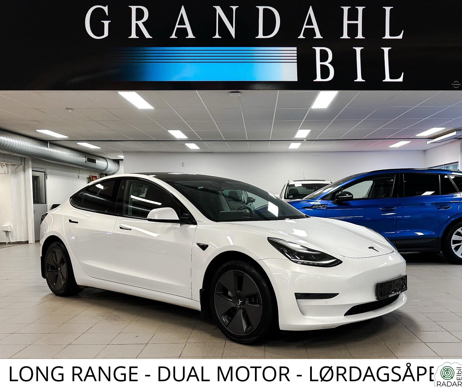 TESLA Model 3 LR DM AWD AUT.GIR AUTOPILOT - TAR INNBYTTE! EU 12-2027