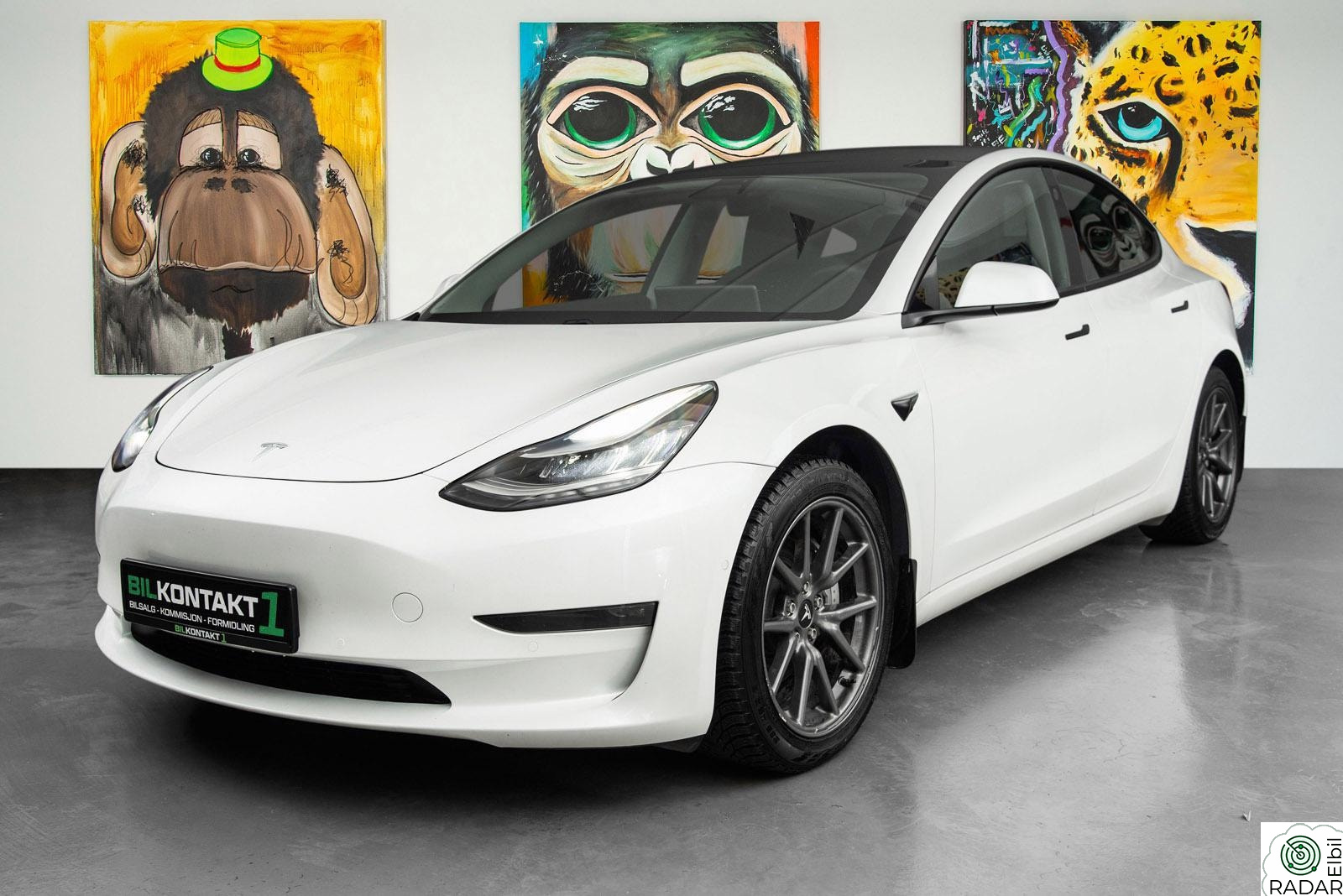 TESLA Model 3 LONG RANGE l AWD l SKINN l PREMIUM l AP l TO SETT HJUL