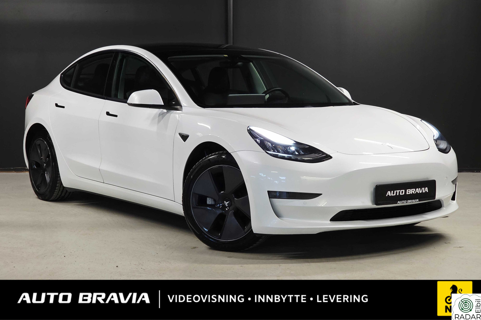 TESLA Model 3 LONG RANGE/AWD/580KM/FSD/VARMEPUMPE/ACC/KROK/NAF TEST++