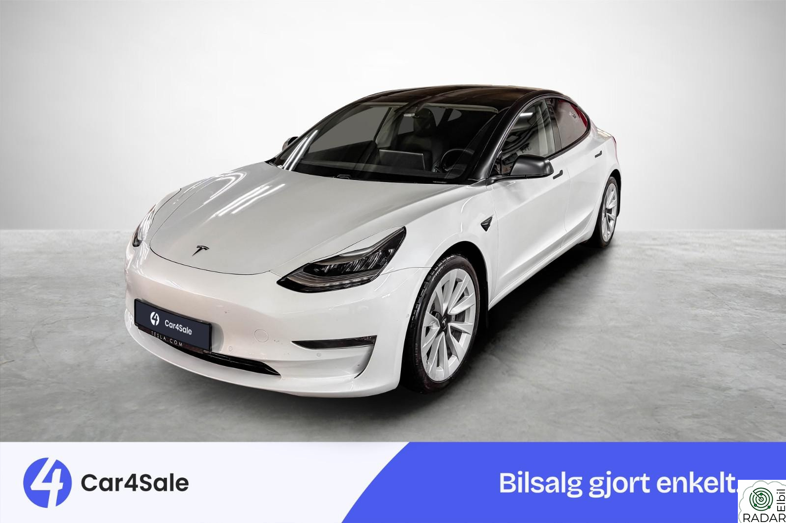 TESLA Model 3 LR AWD 580km / Krok / AP / Påkostet / Lav KM / Garanti