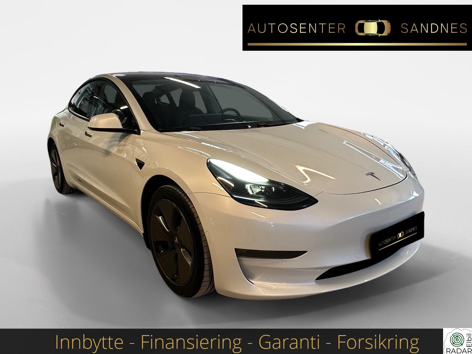 TESLA Model 3 Long Range AWD / Autopilot / Skinn / Kamera ++