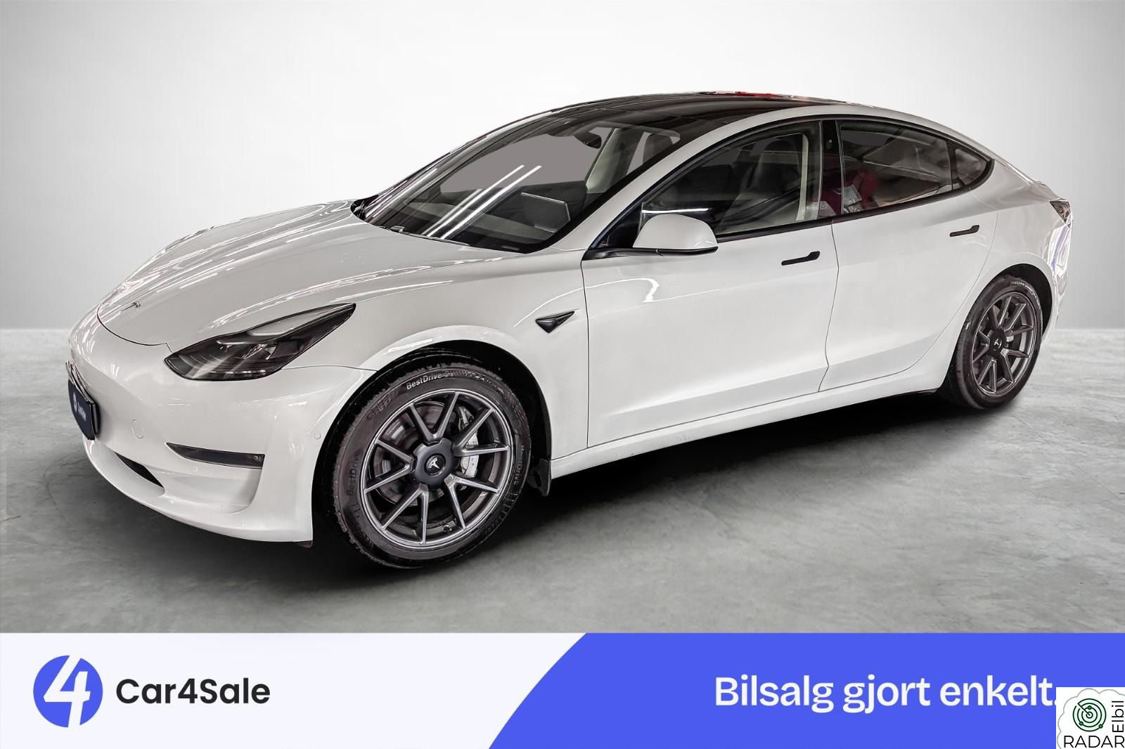 TESLA Model 3 LR AWD 580km / Premium / AP / V.Pumpe / Krok / Påkostet